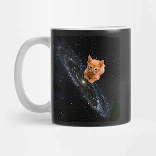 orange Cat on the Milky Way Mug